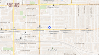 Map for Ventana - Fullerton, CA