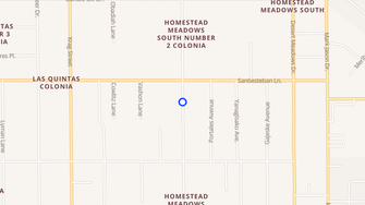 Map for Homestead Palms Apartments - El Paso, TX