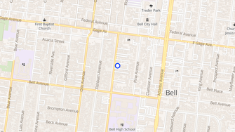 Map for Casa Granada - Bell, CA