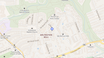 Map for Haven Columbia Pike - Arlington, VA