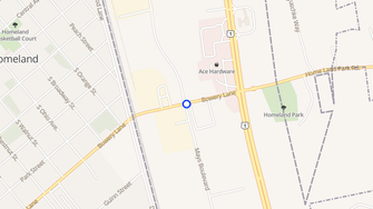 Map for Pine Point Apartments - Folkston, GA