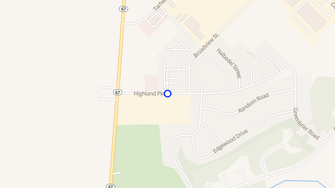 Map for Highland Village Apartments - Upper Sandusky, OH