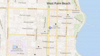 Map for Sole at City Center - West Palm Beach, FL