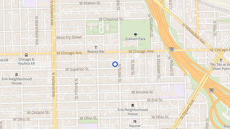 Map for 1406 W. Superior St. - Chicago, IL