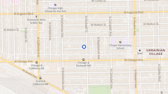 Map for 832 N. Rockwell Ave. - Chicago, IL