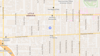 Map for 5118 De Longpre - Los Angeles, CA
