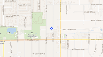 Map for Plaza Pines Apartments - Lakewood, CO