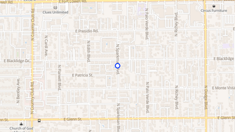 Map for San Xavier Casitas - Tucson, AZ