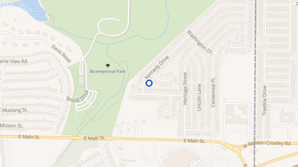 Map for 208 Kennedy Dr - Crowley, TX