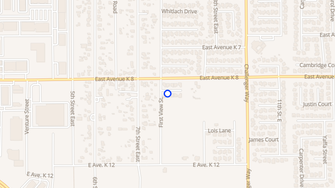 Map for 740 Pino Avenue - Lancaster, CA