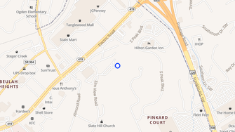 Map for Elm Park Estates - Roanoke, VA
