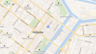 Map for Lyman Terrace - Holyoke, MA