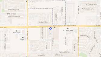 Map for Stadium Court Apartments - Glendale, AZ