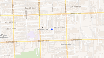 Map for Pomona Mobile Estates - Pomona, CA