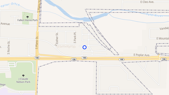 Map for Ranchview Mobile Estates - Porterville, CA