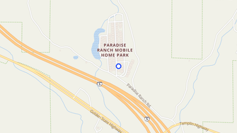 Map for Paradise Ranch Estates Mobile Home Park - Castaic, CA