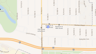 Map for Bunkum Road Apartments - Washington Park, IL