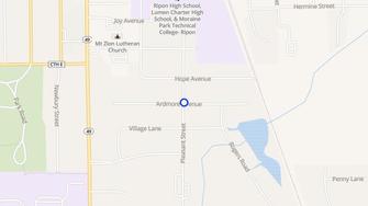 Map for Kenwood Senior Living - Ripon, WI