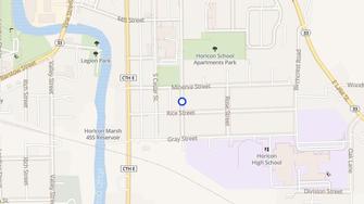 Map for Horicon Heights Apartments - Horicon, WI