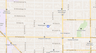 Map for Washington Plaza Apartments - Appleton, WI
