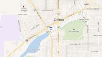 Map for Uptown Commons - Chilton, WI