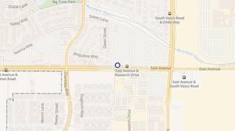 Map for Livermore Gardens Apartments - Livermore, CA