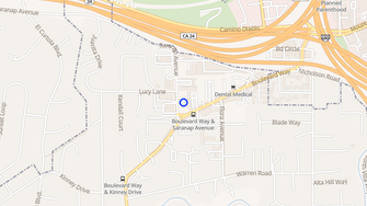 Map for Sandpiper Apartments - Walnut Creek, CA