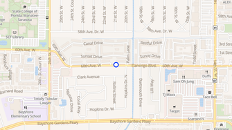 Map for Bayshore Rental Apartments - Bradenton, FL