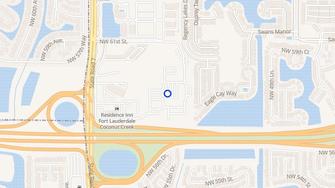 Map for Salana At The Polo Club - Coconut Creek, FL