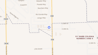 Map for Dream World Apartments - Weslaco, TX