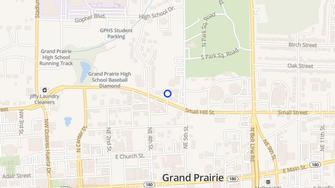 Map for Willow Wood Apartments - Grand Prairie, TX