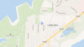 Map for Elmwood Apartments - Little Elm, TX