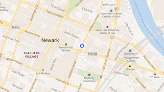 Map for Renaissance Towers - Newark, NJ