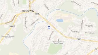 Map for Riverview Apartments - Rockaway, NJ