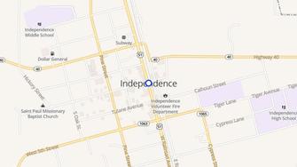 Map for La Posada Apartments - Independence, LA