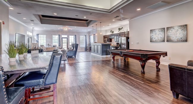 Community Lounge with pool table