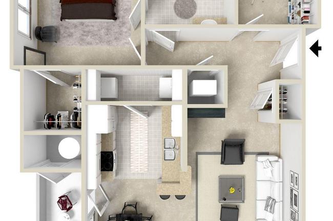 Charleston Apartments 5 Reviews Mobile Al For Rent Floor Plan Photo Of Charleston Apartments In Mobile Al